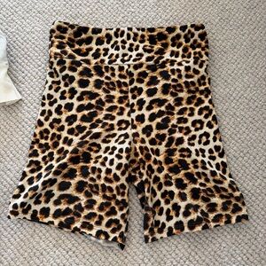 Leopard Print Women's Shorts